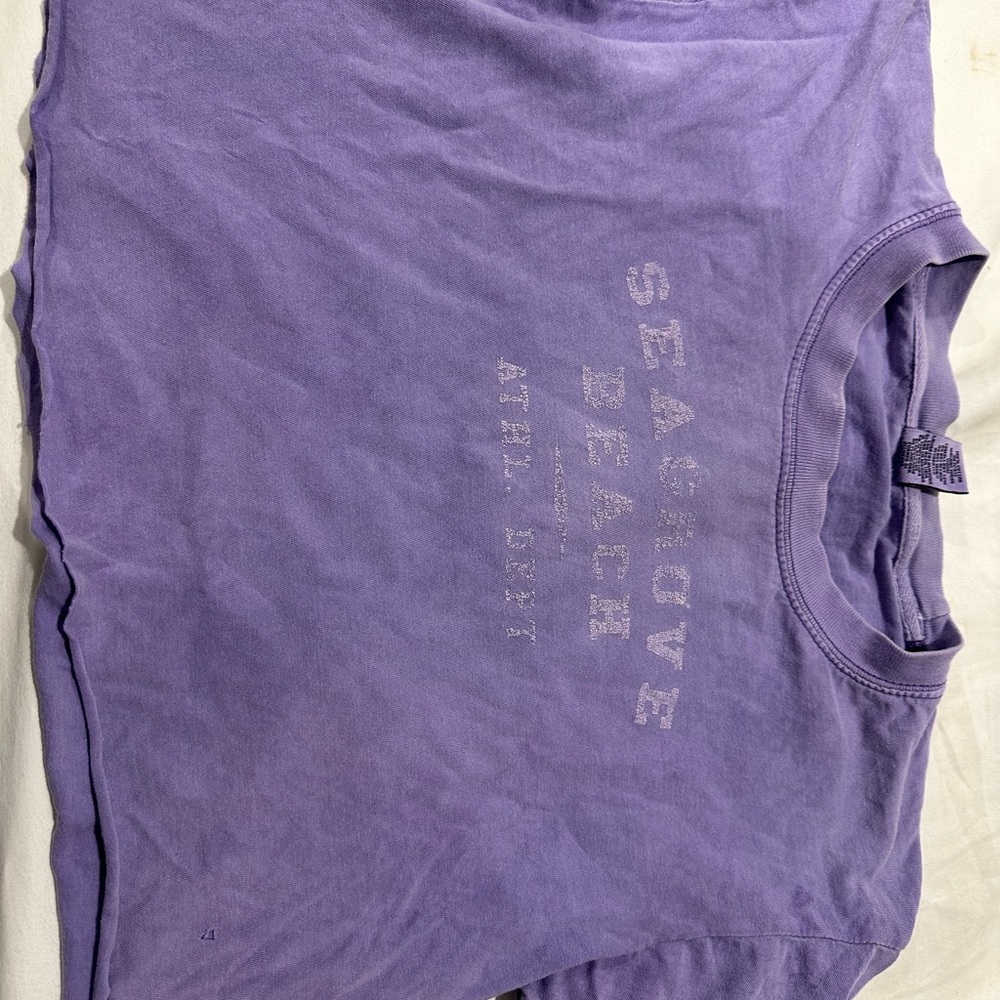 SEAGROVE BEACH CROPED TEE